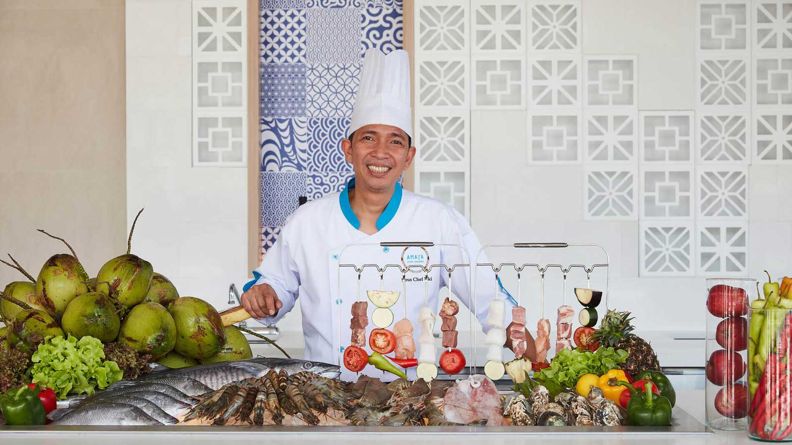 Chef at Amaya Food Gallery - Amari Koh Samui