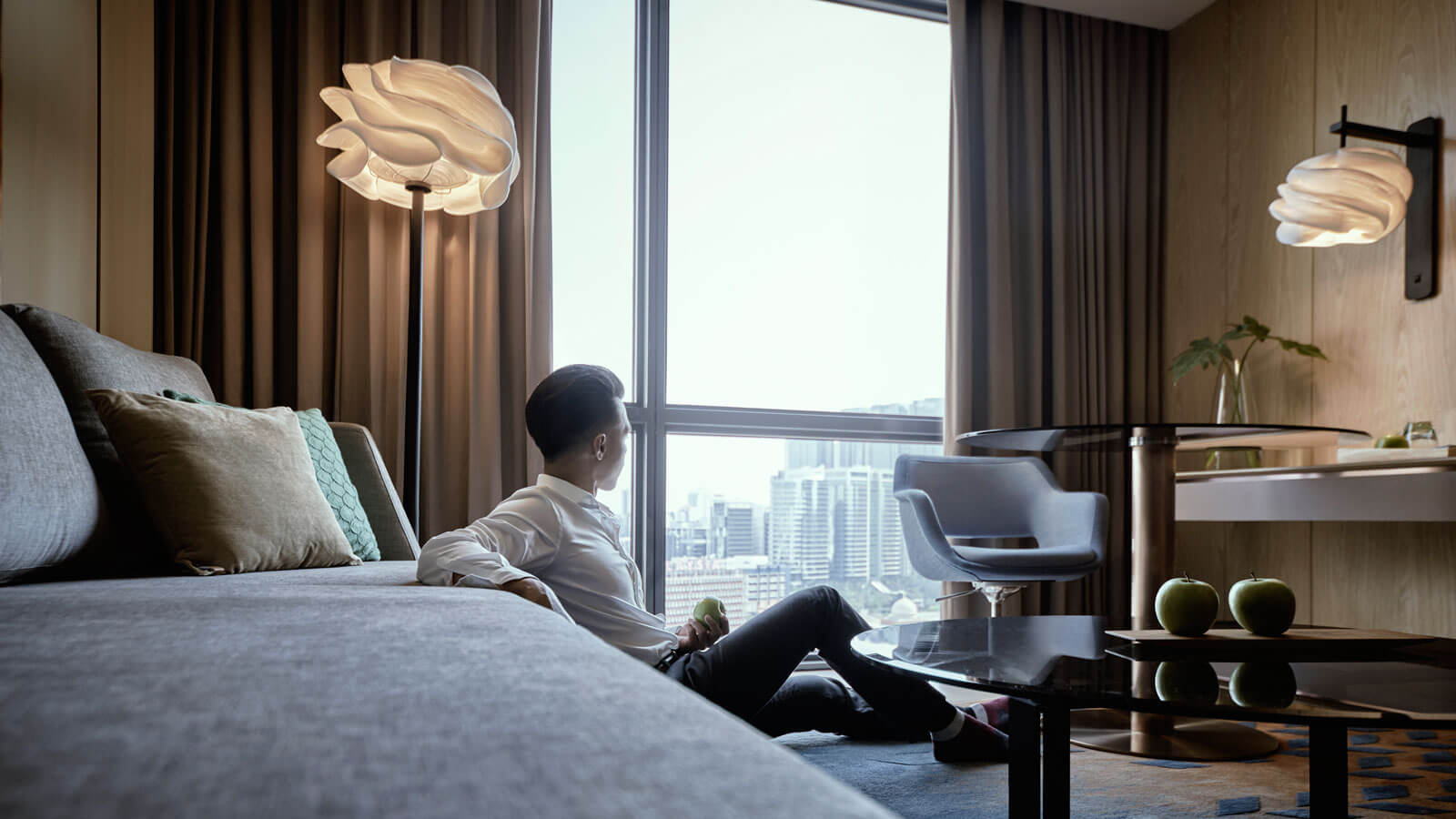 Club One Bedroom Suite Living Area Lifestyle - Amari Kuala Lumpur