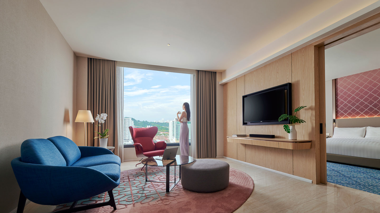 One Bedroom Suite Living Area Lifestyle - Amari SPICE Penang