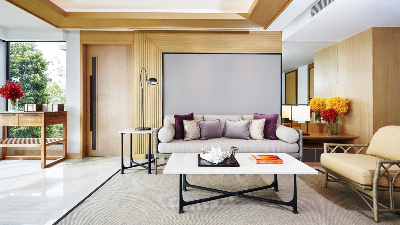 Sofa in Two Bedroom Suite Ocean Coral Lounge