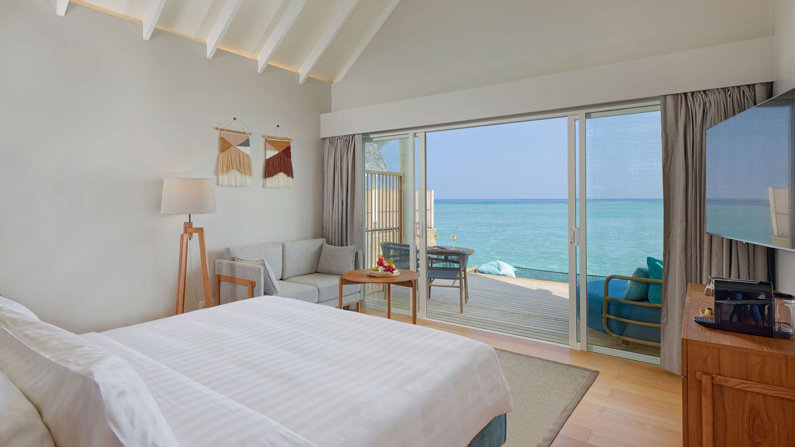 View from Ocean Villa Bedroom - Amari Raaya Maldives